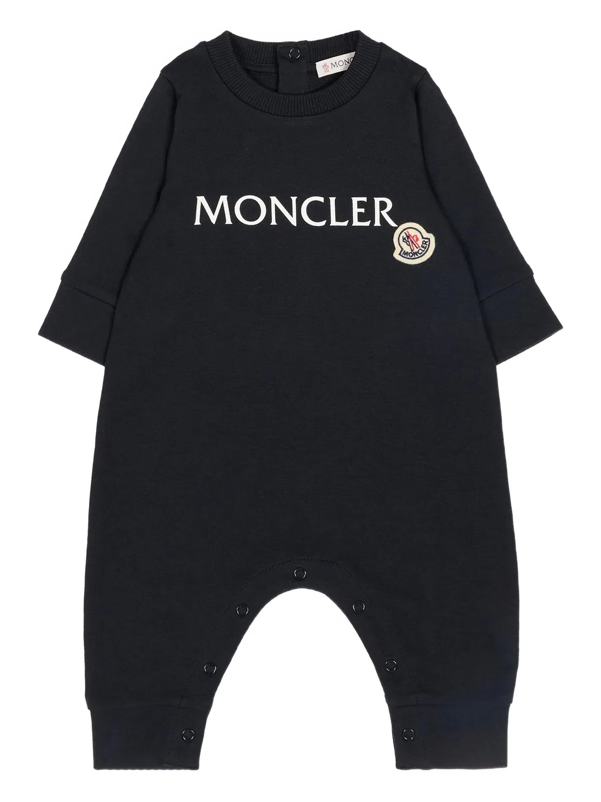 Moncler Kids Cotton Onesie With Logo