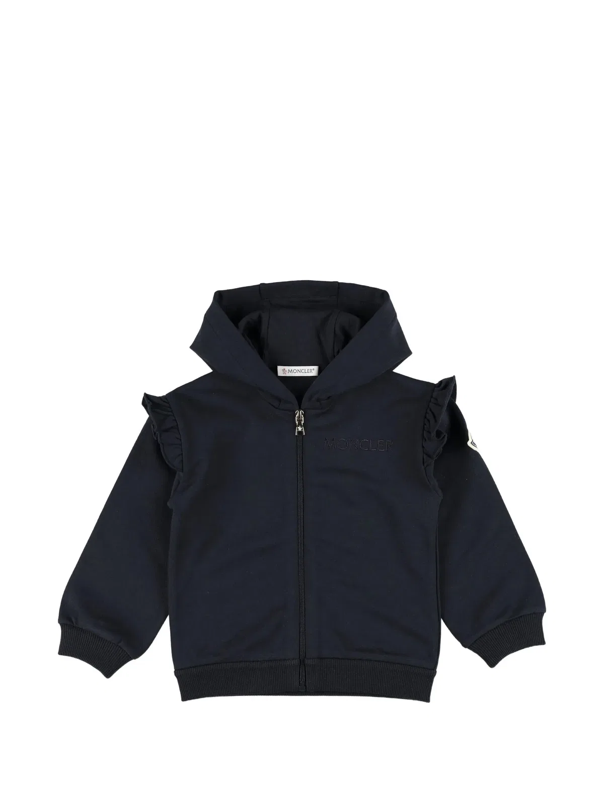 Moncler Kids Cotton Set With Ruffled Hem