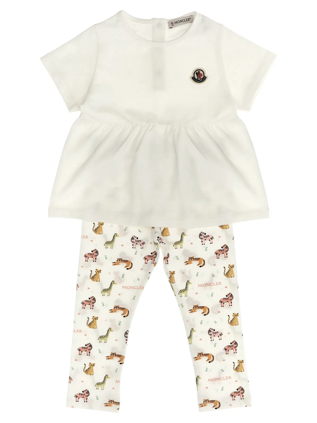Moncler Enfant Animal Print T-Shirt + Leggings S