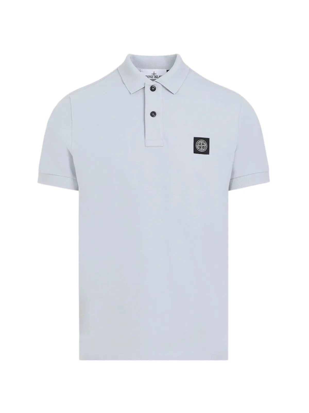 Stone Island Logo Cotton Polo Shirt