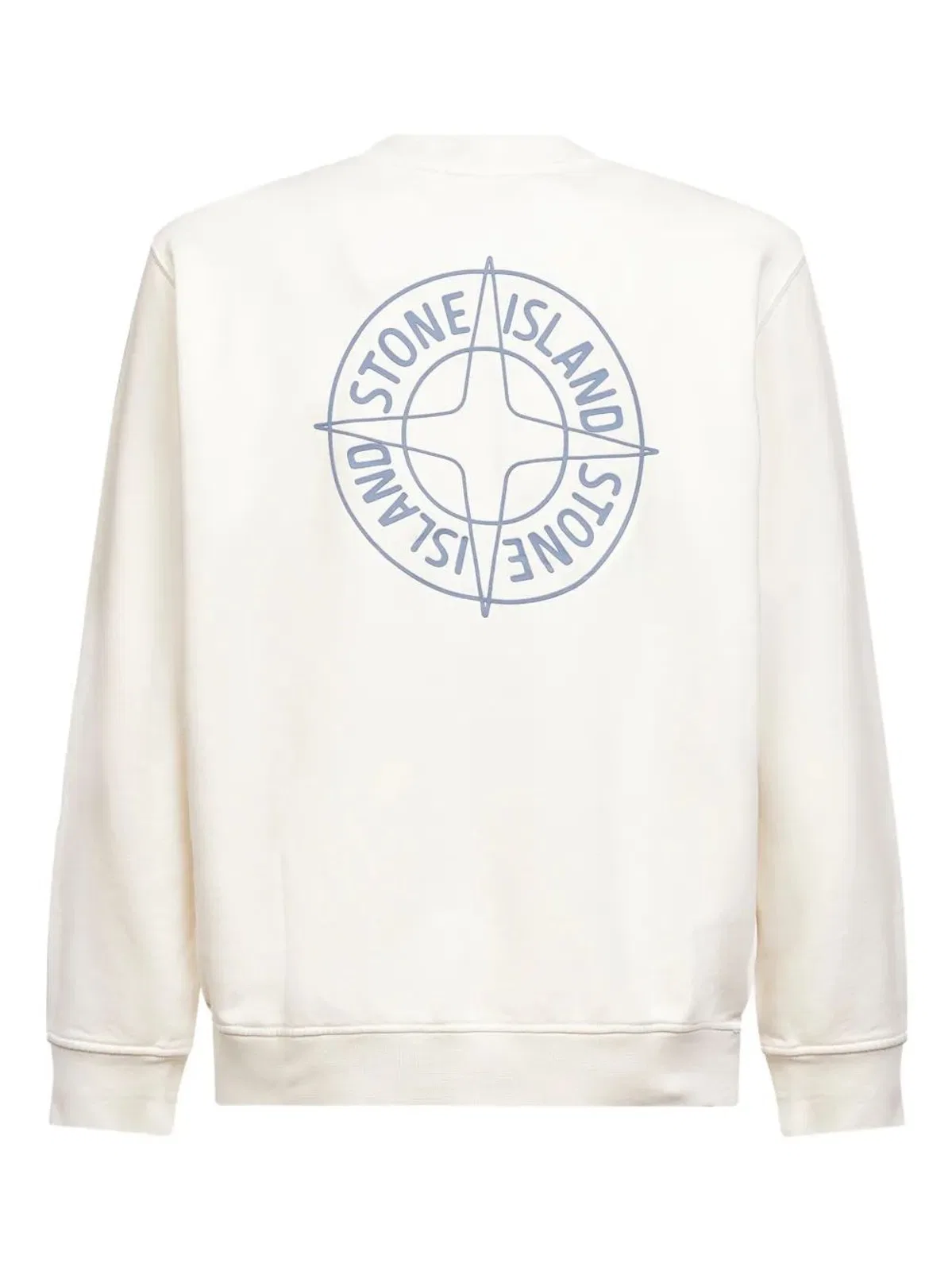 Stone Island Oversized Crew Neck Sweatshirt With “Out