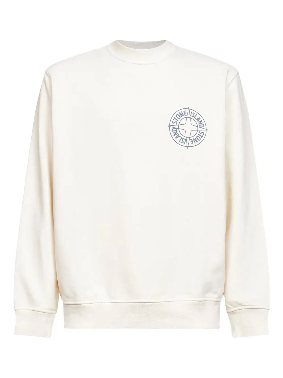 Stone Island Oversized Crew Neck Sweatshirt With “Out