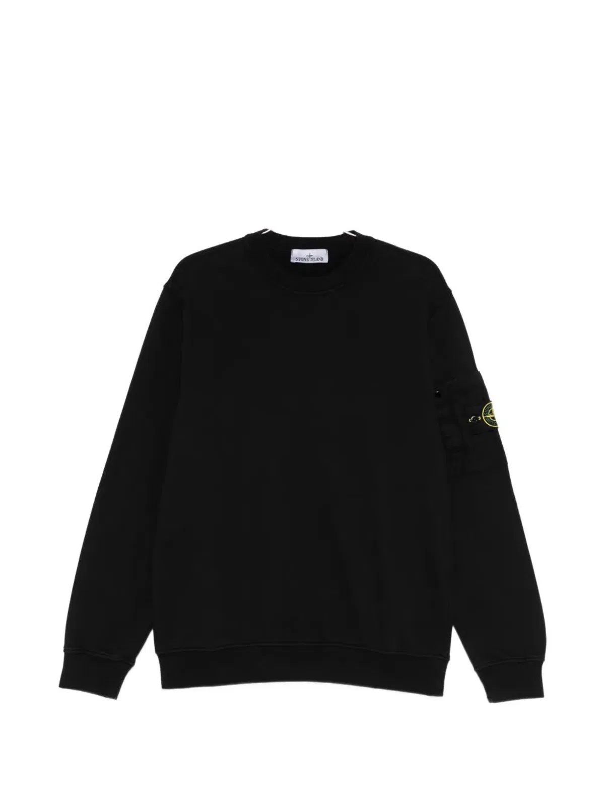Stone Island Regular Fit Crew Neck Sweatshirt With Se