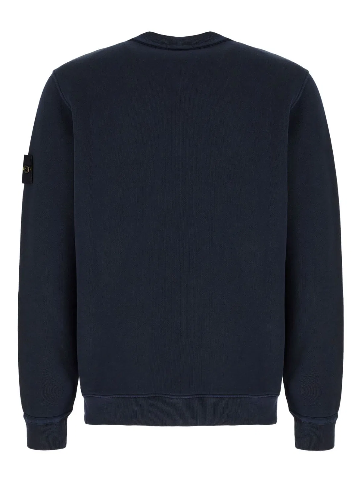 Stone Island Blue Cotton Sweatshirt