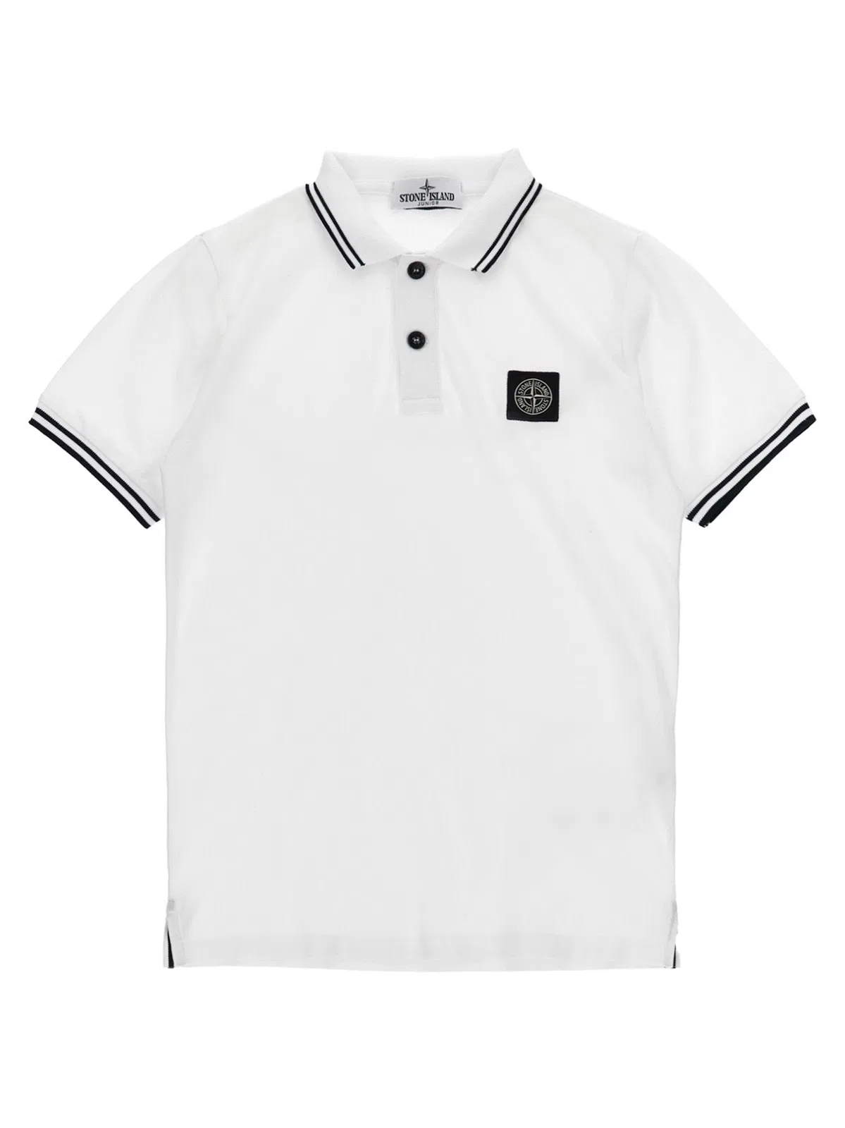 Stone Island Junior 'Compass' Logo Polo Shirt