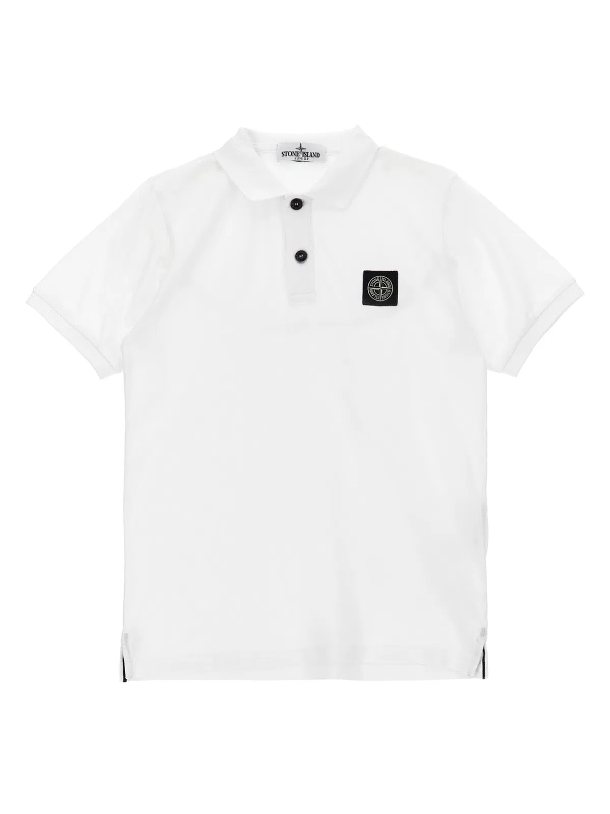 Stone Island Junior 'Compass' Logo Polo Shirt