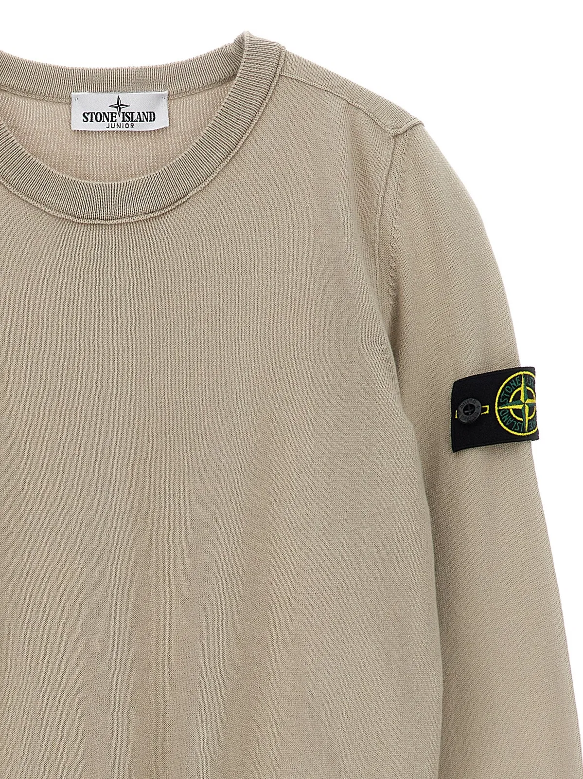 Stone Island Junior Logo Badge Sweater