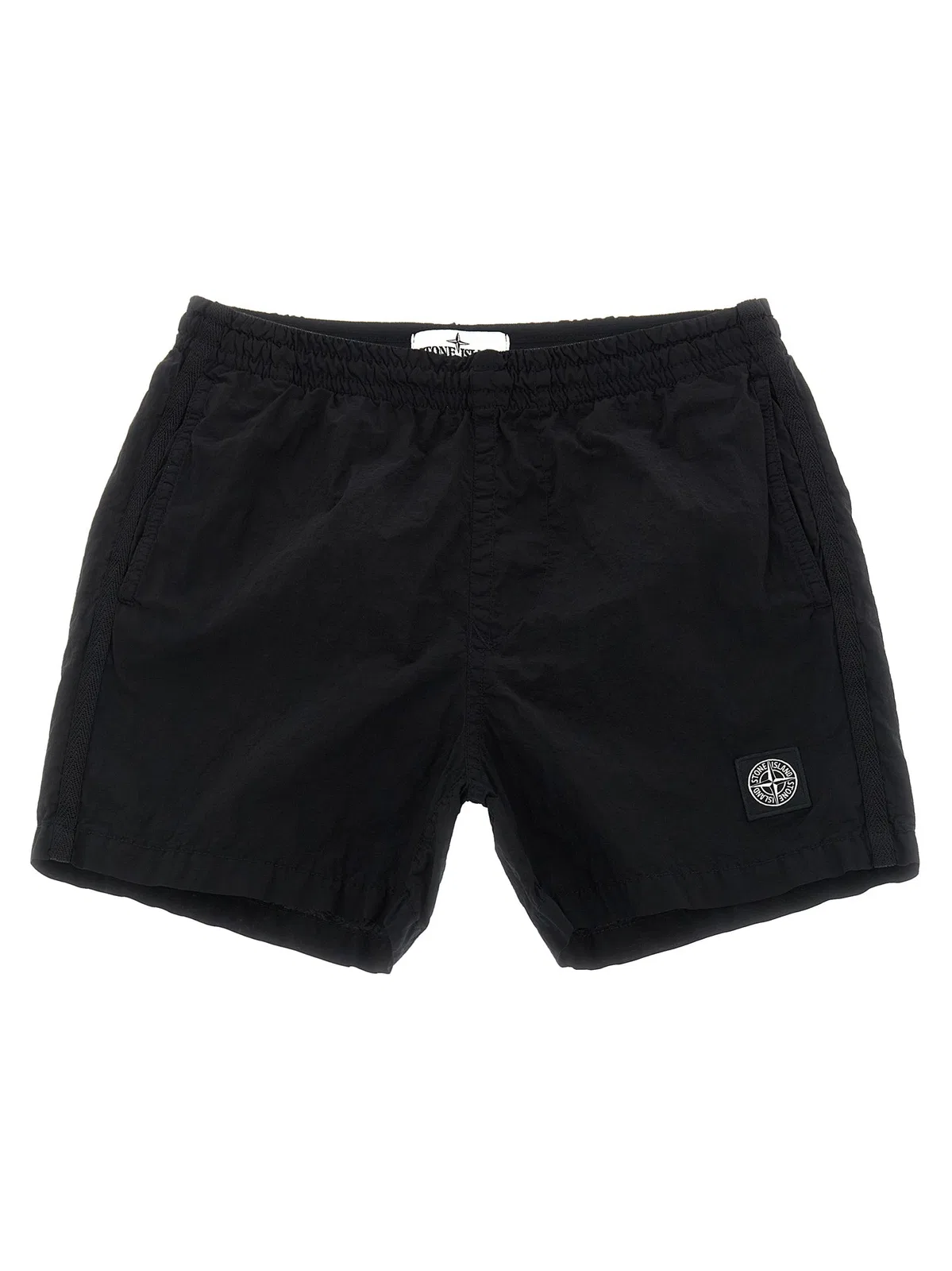 Stone Island Junior 'Compass' Logo Swimsuit