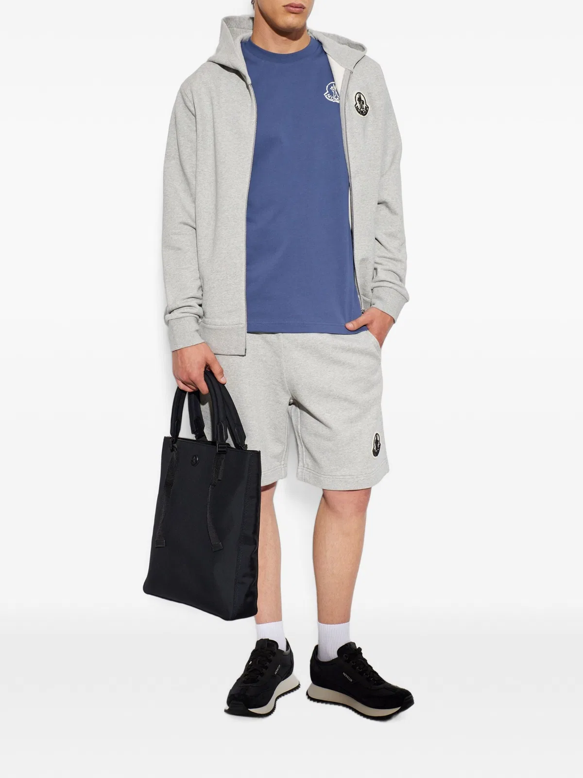 Moncler Logo-Patch Shorts
