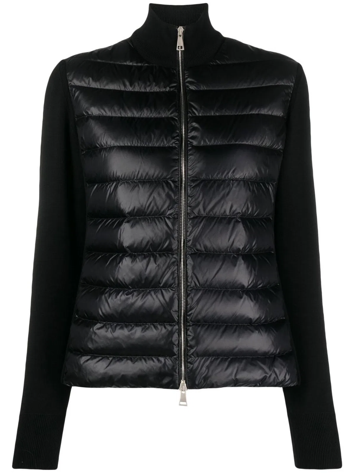 Moncler Wool And Nylon Padded Cardigan