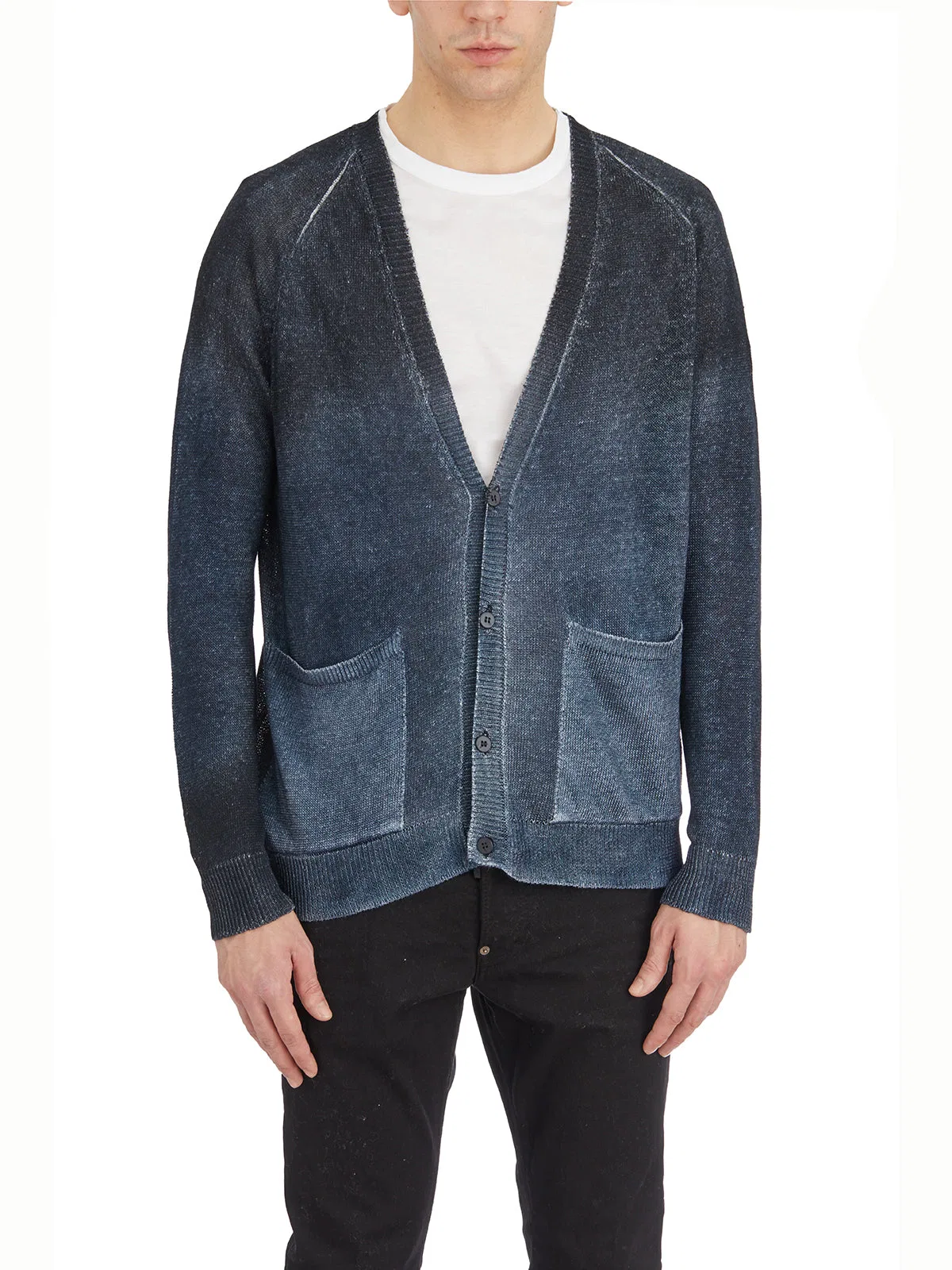 Avant Toi Shadows V-Neck Cardigan