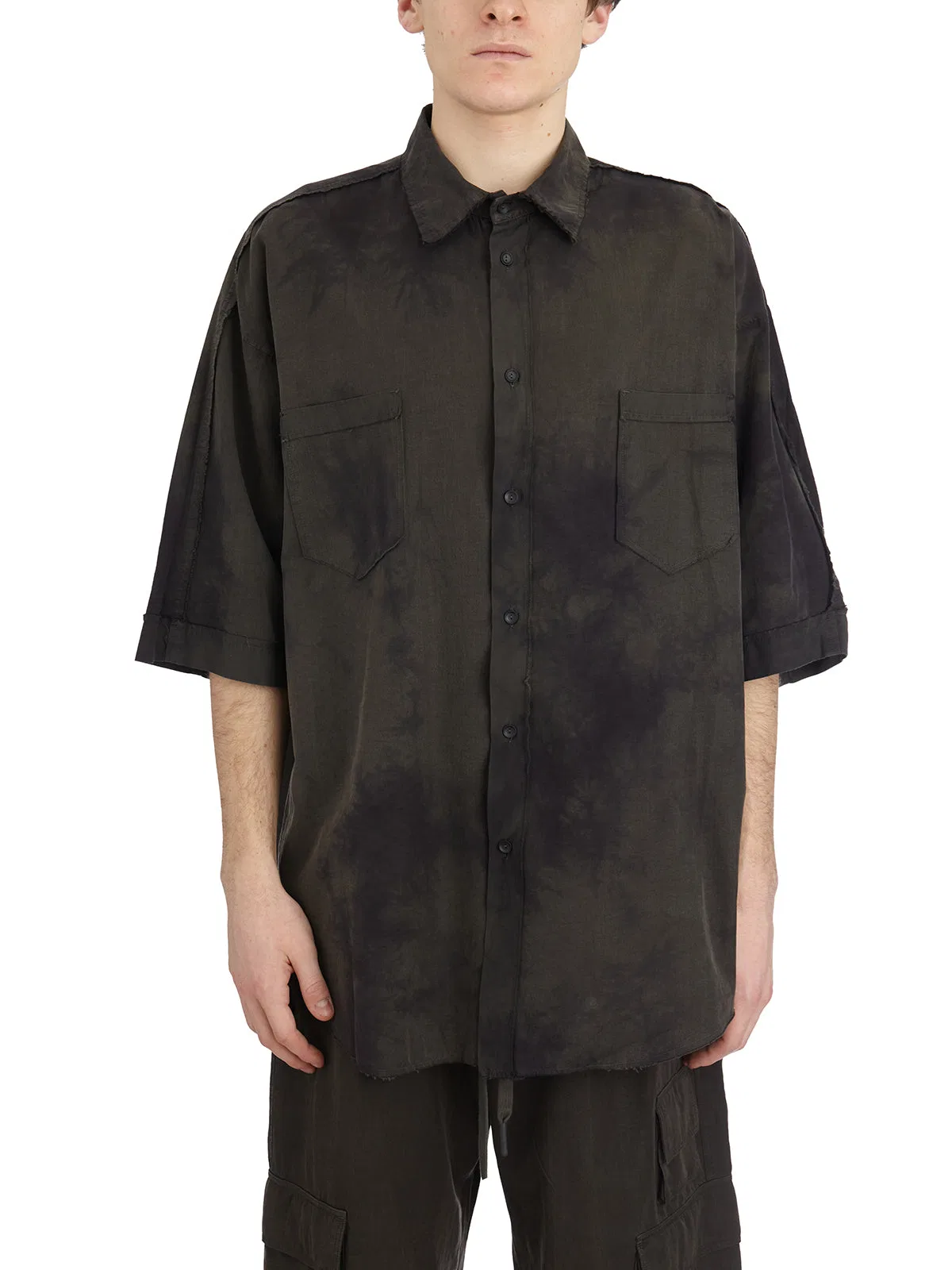 Andrea Ya'aqov Mm Black Dyed Shirt
