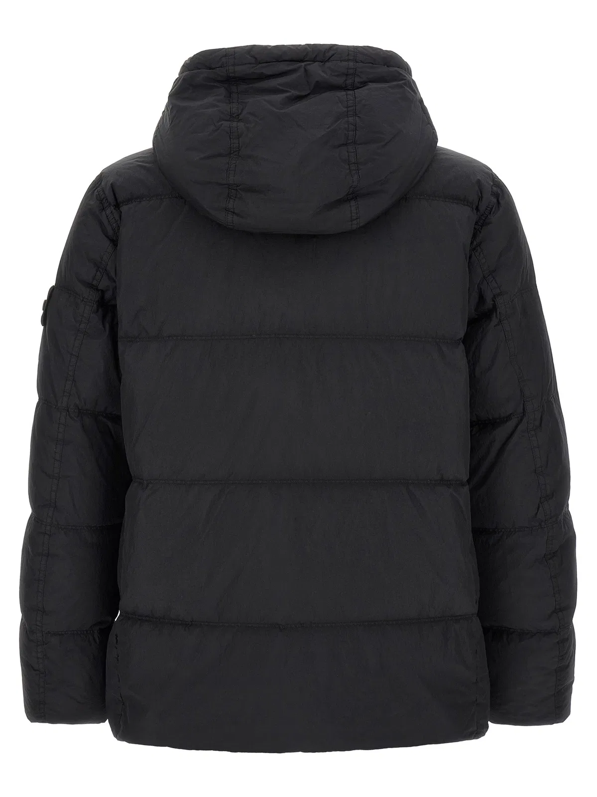 Stone Island Ruffled Effect Down Jacket