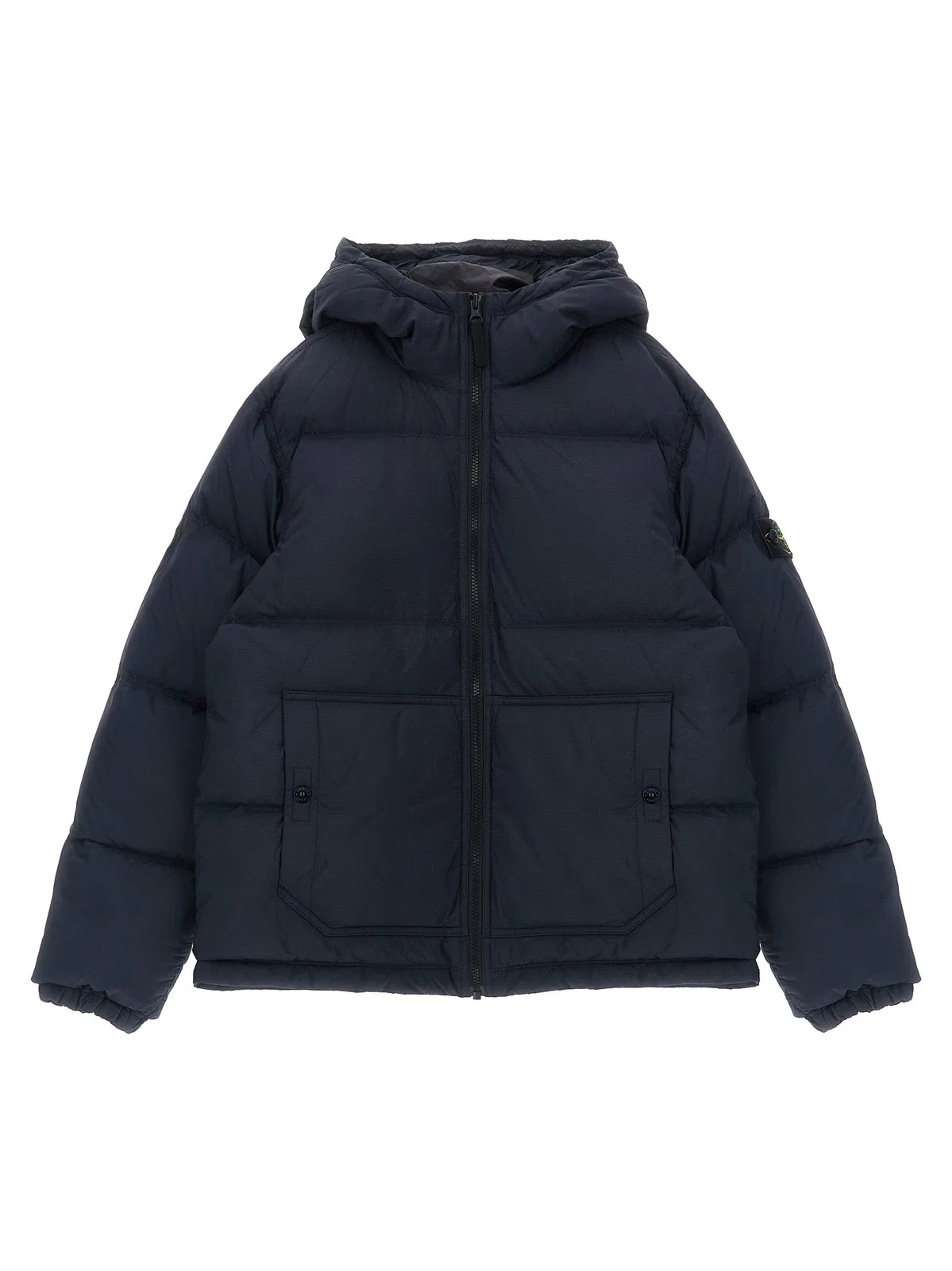 Stone Island Junior 'Badge Stone Island' Down Jacket