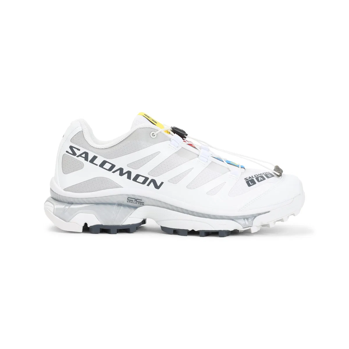 Salomon White Xt-4 Og Textile Sneakers