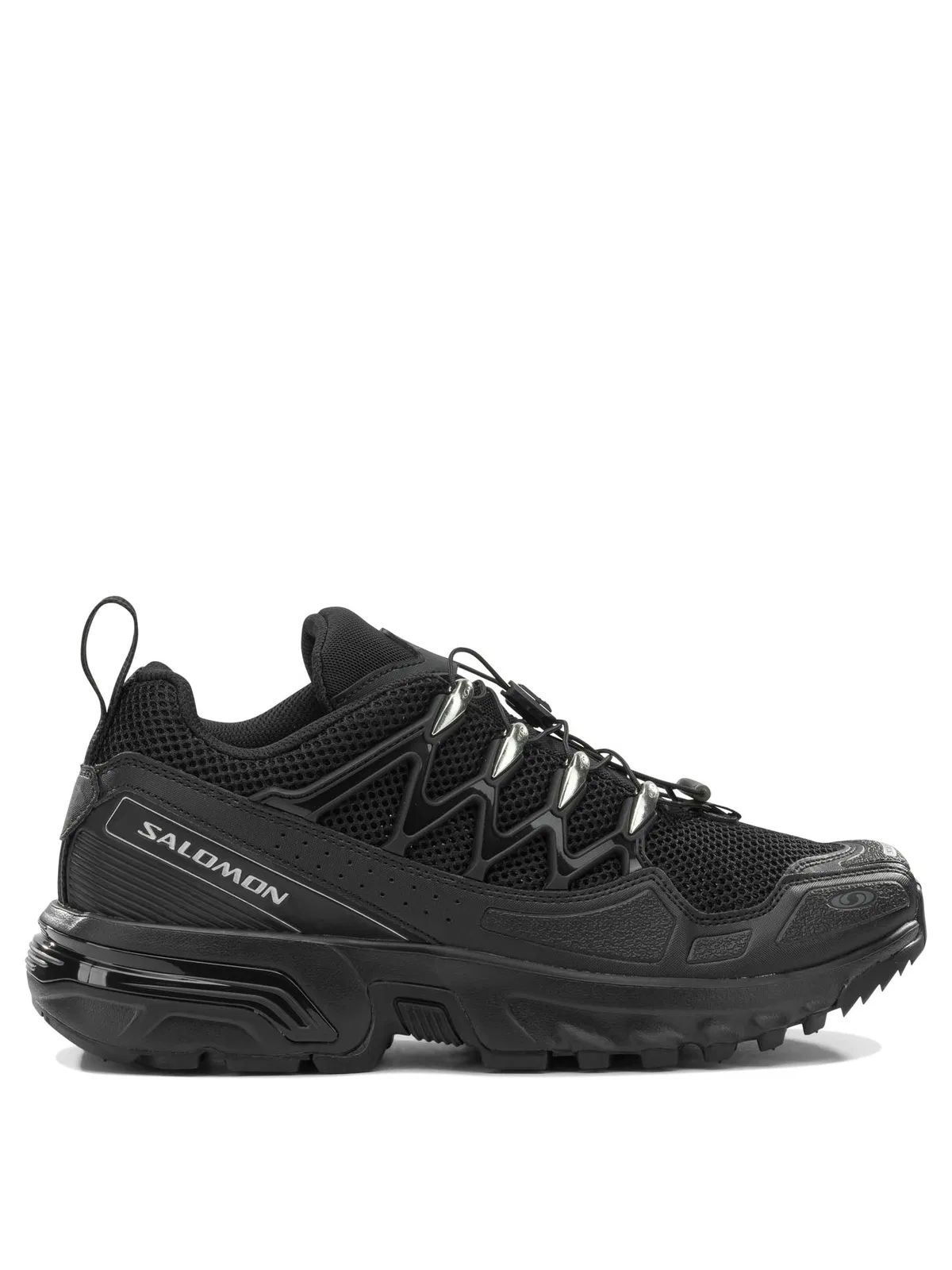 Salomon Black Cotton Rubber Sneakers