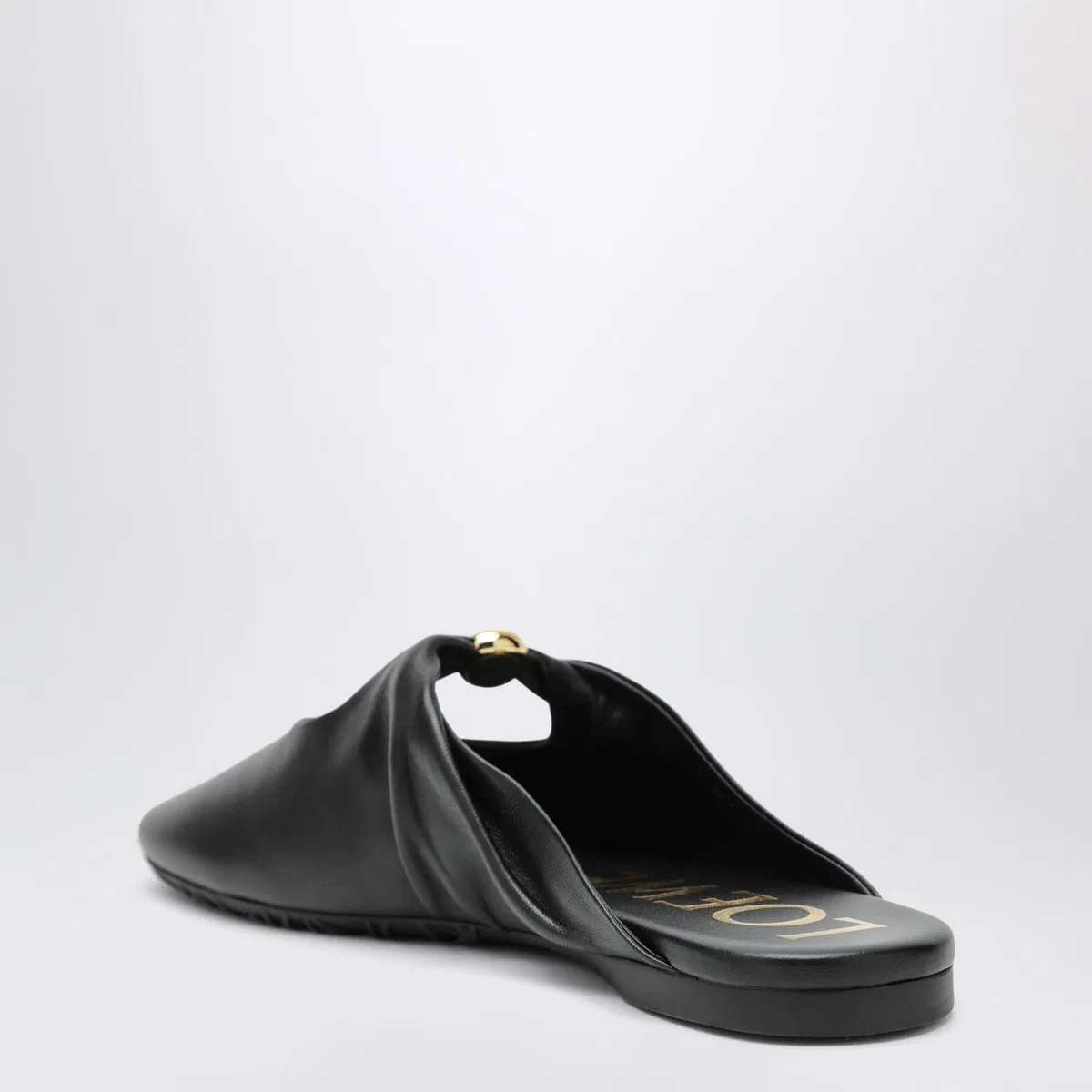 Loewe Pebble Sabot In Soft Lamb Nappa Leather 
