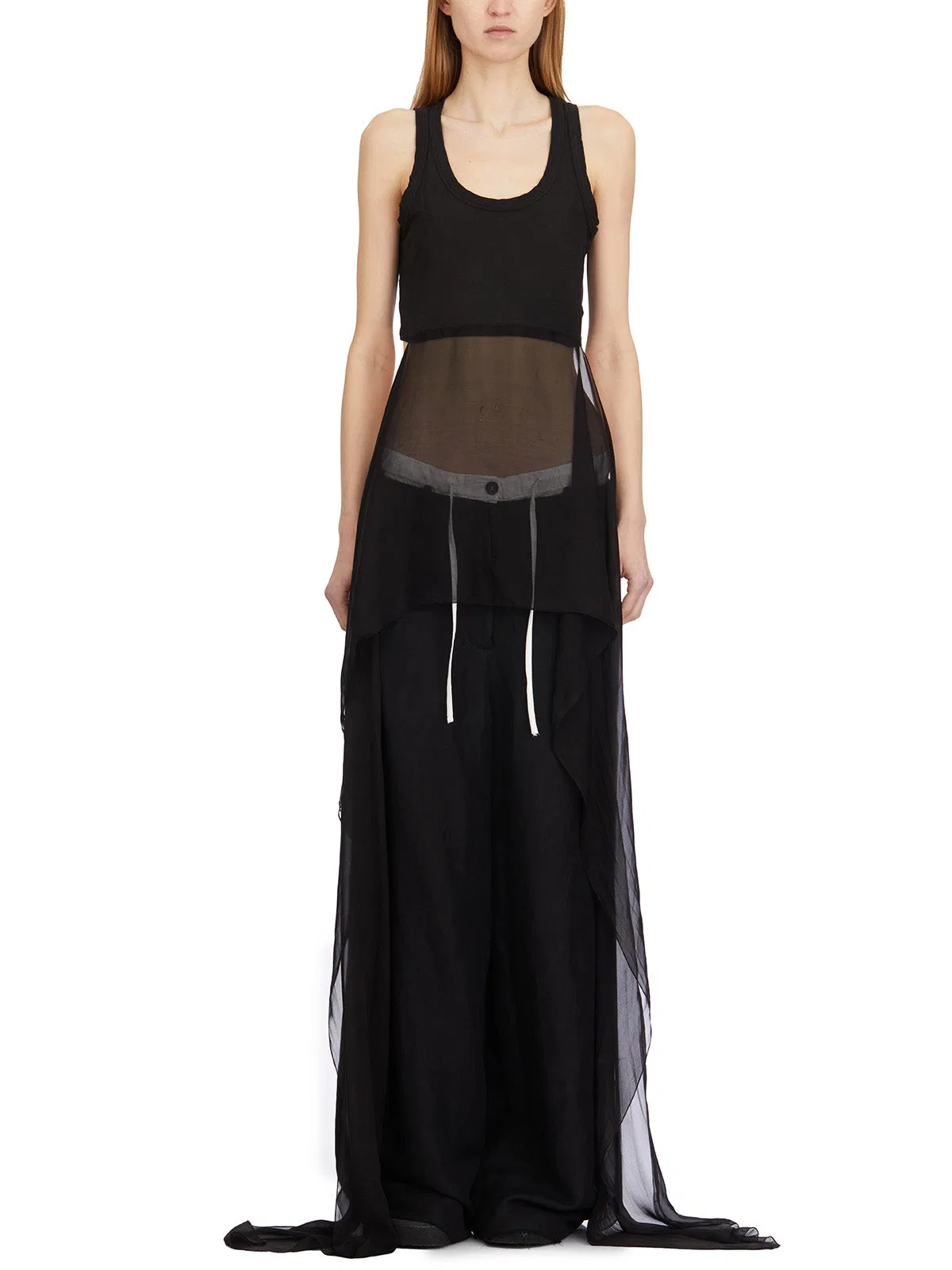 Masnada Cotton And Silk Tank Top