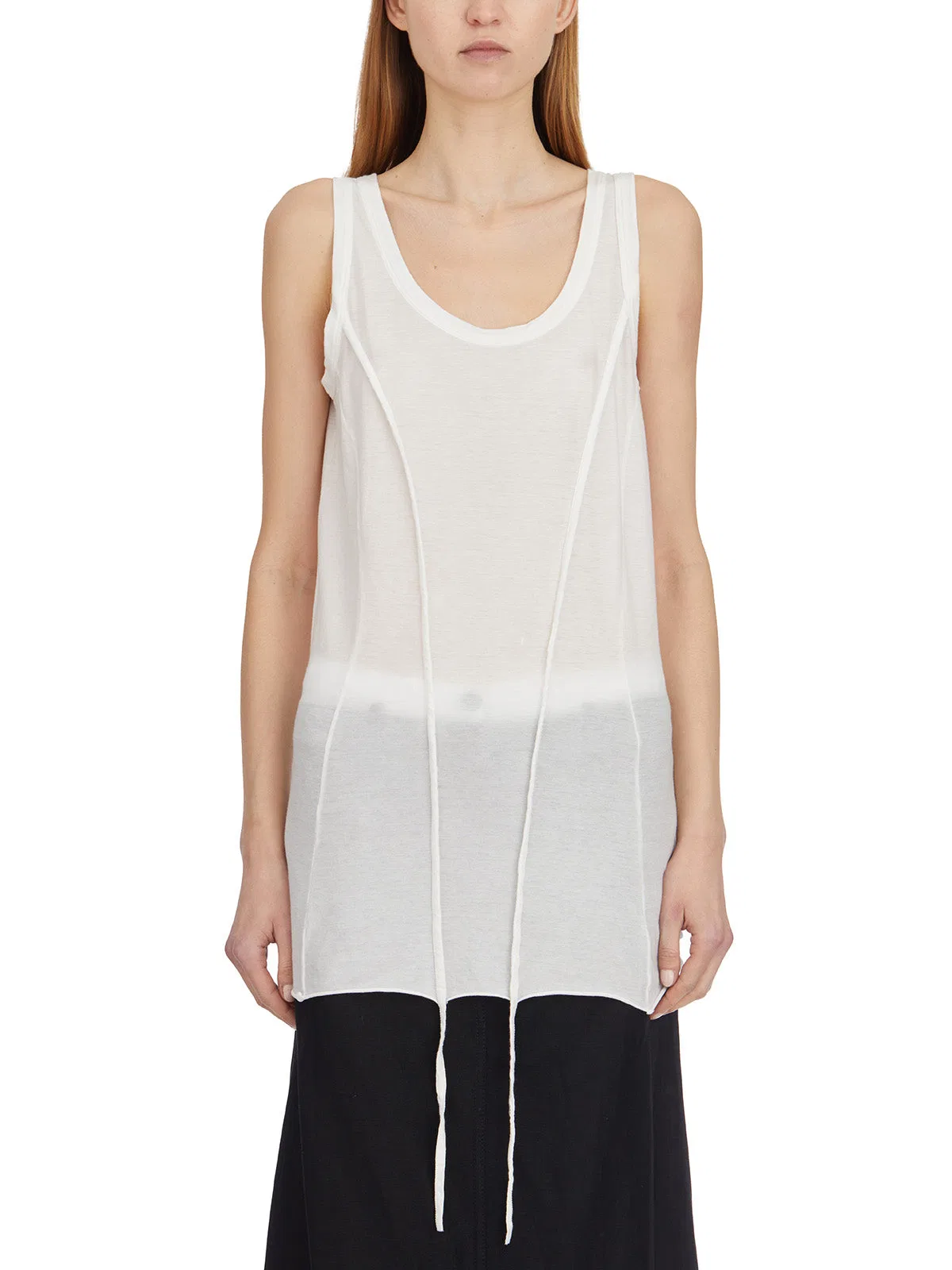 Masnada Cotton And Silk Tank Top
