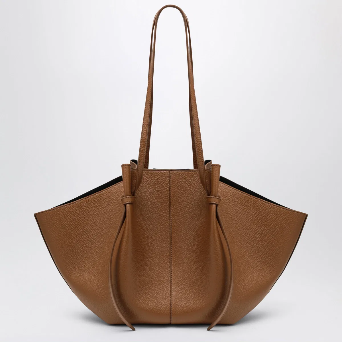 Yuzefi Large Mochi Bag In Hazel Pebble-Grained 