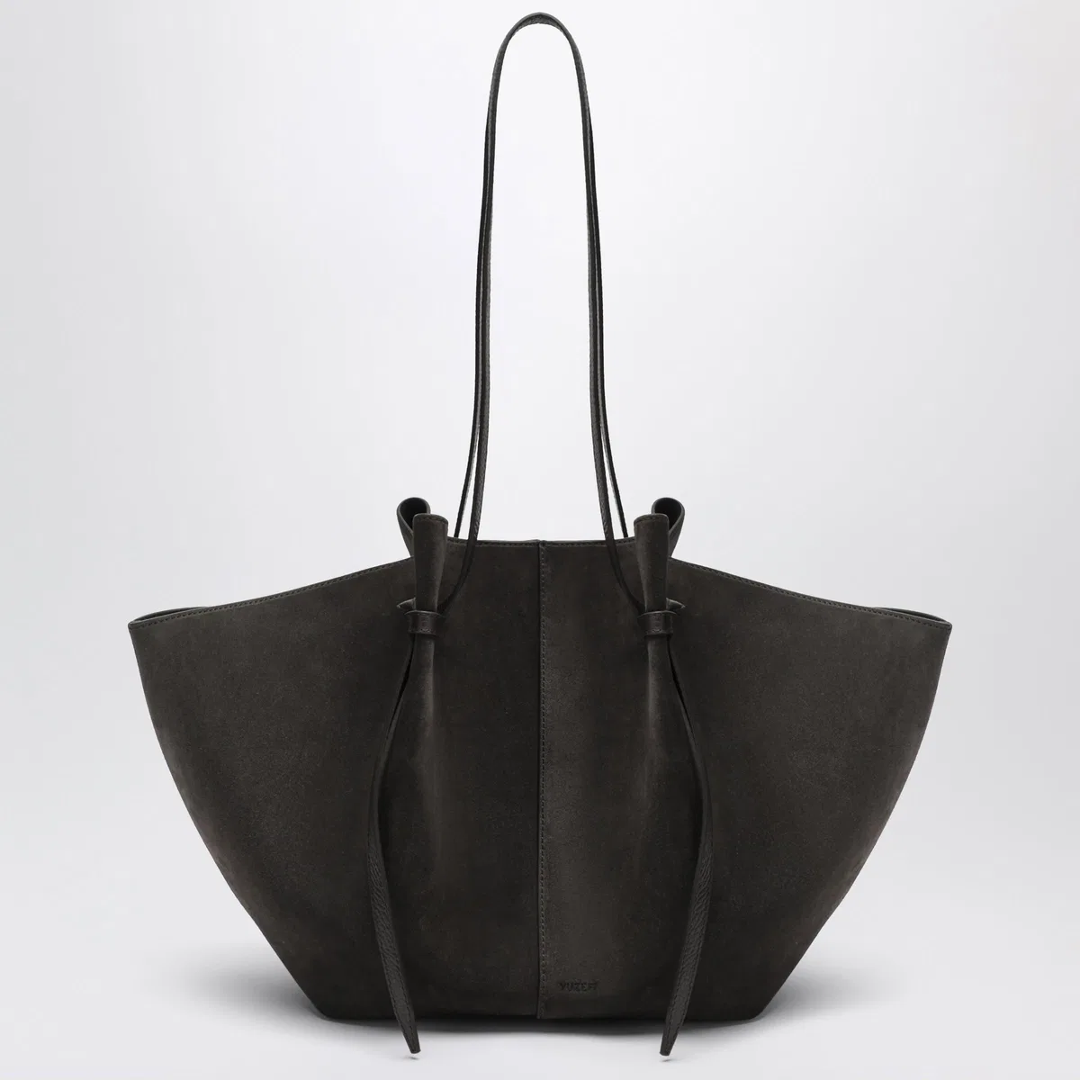 Yuzefi Large Mochi Bag In Ganache Suede Leather