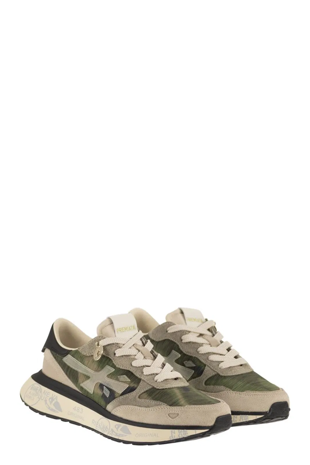 Premiata Lauryn 8185 - Camouflage Fabric Trainers