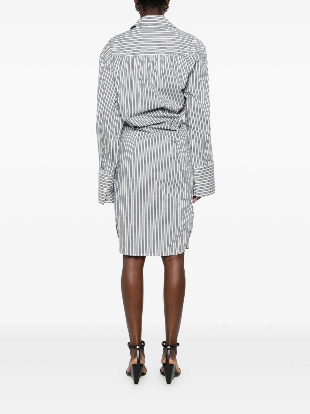 IRO Lazul Striped Cotton Dress