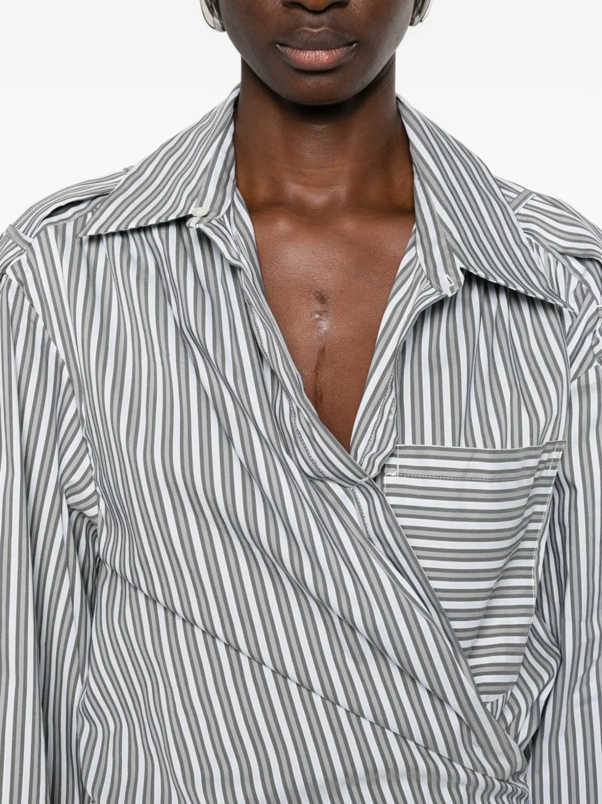 IRO Lazul Striped Cotton Dress