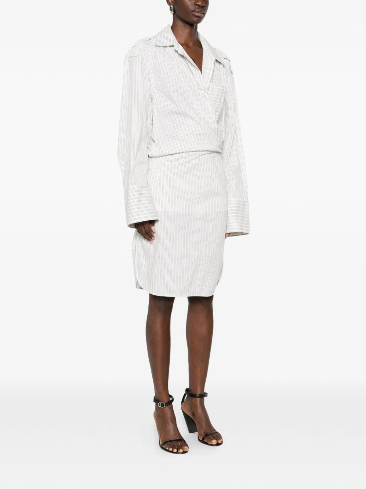 IRO Lazul Striped Cotton Dress