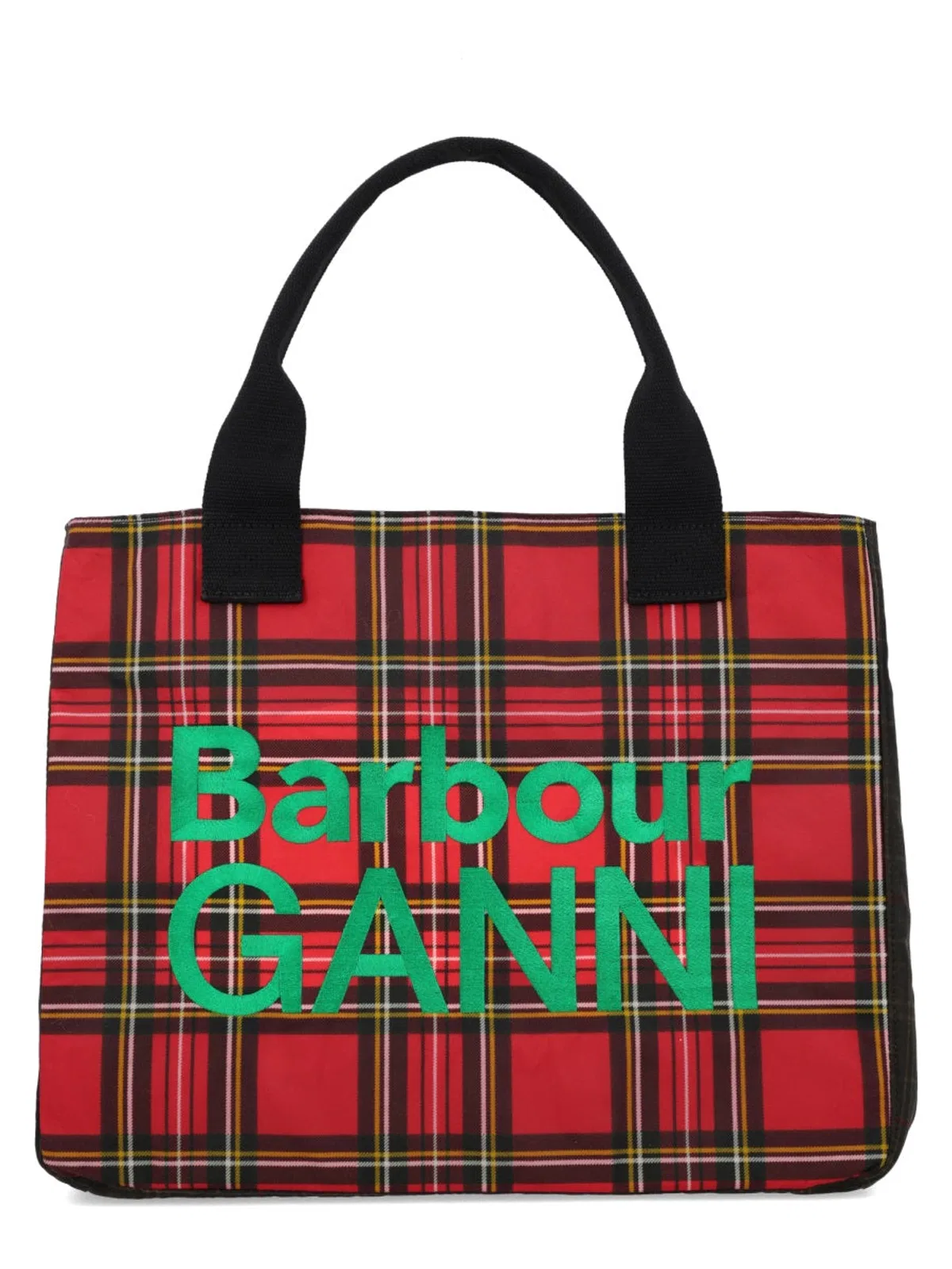 Barbour x Ganni Waxed Cotton Tote Bag