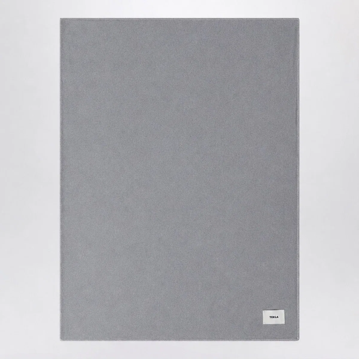 Tekla Grey Lambswool Blanket