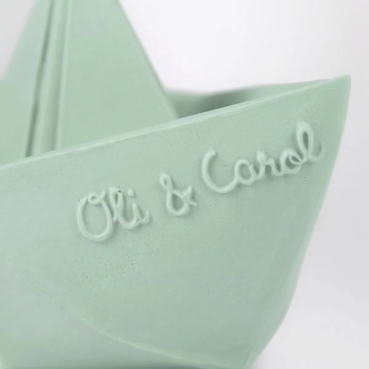OLI Carol Oli&Carol Bath Toy Origami Boat Mint Gre