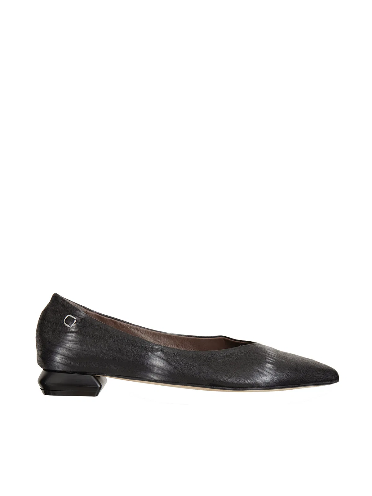 Collection Privee Leather Ballerina