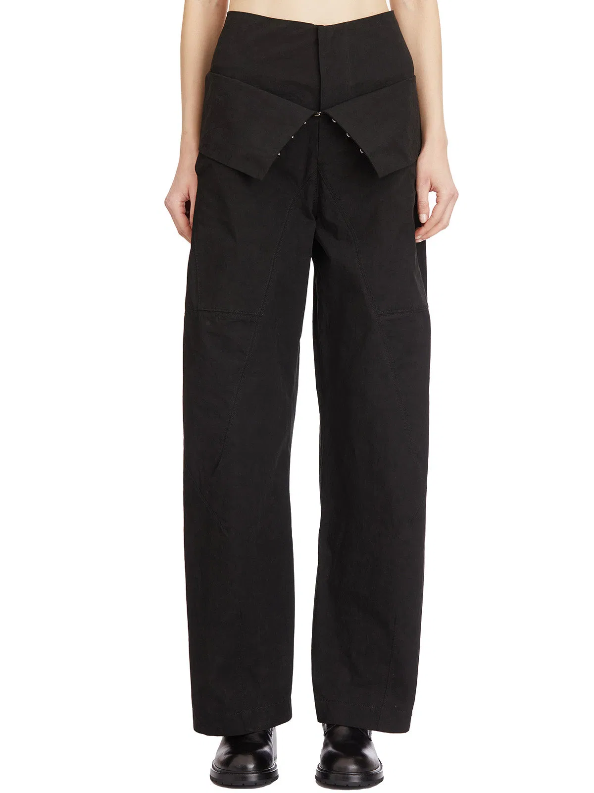 Yehuafan Wide Cotton Trousers