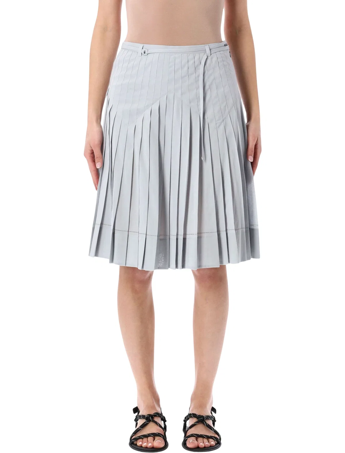 Low Classic Pleated Mini Skirt