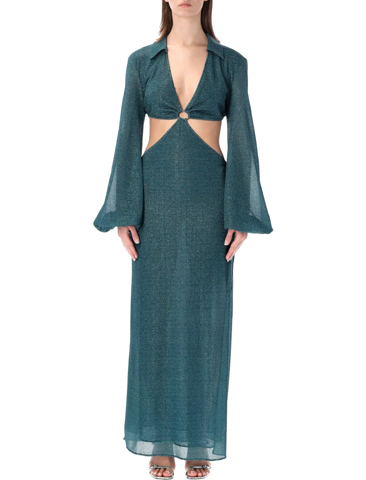 Oseree Swimwear Oséree Swimwear Lumière Cut-Out Long Dre