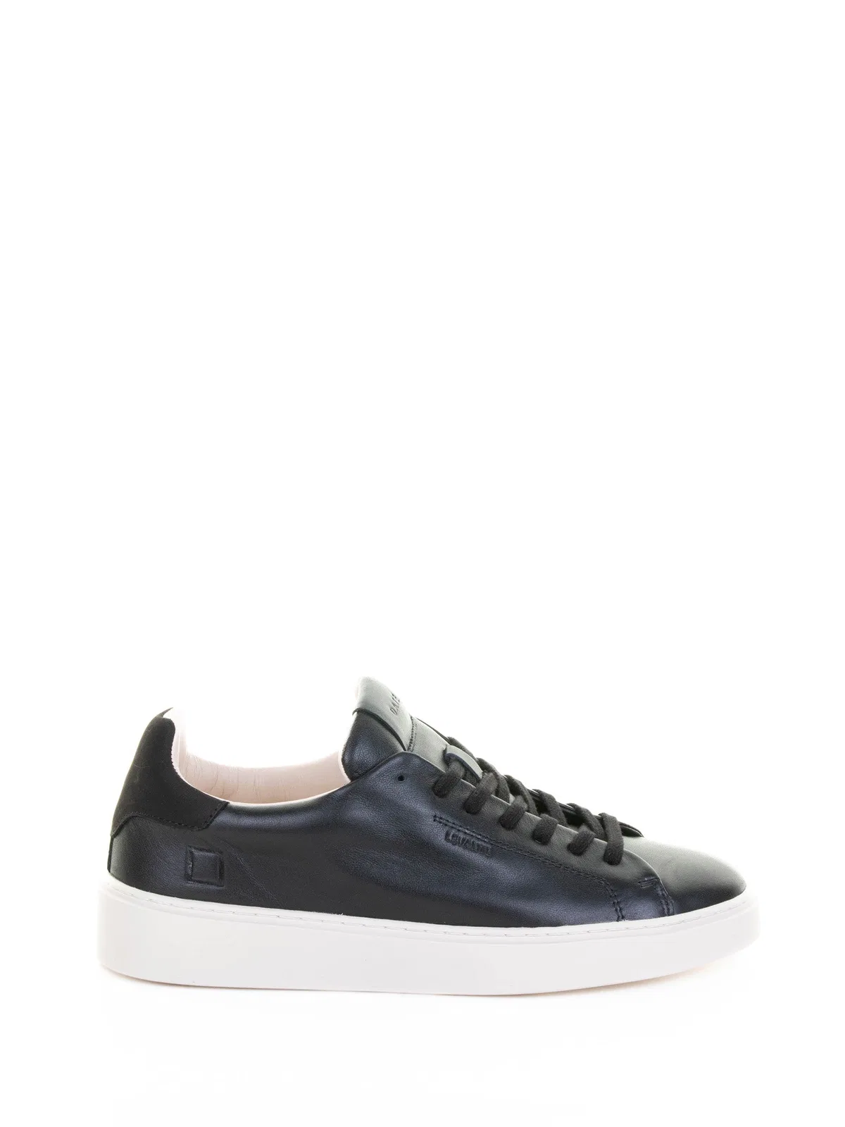 D.A.T.E Levante Black Leather Sneaker