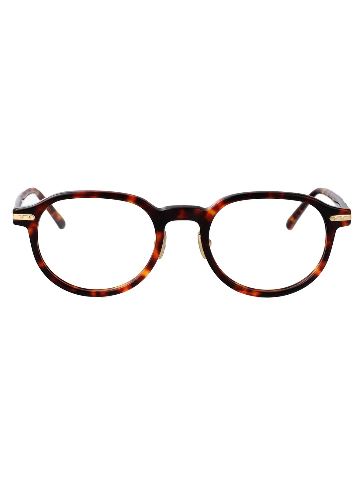Linda Farrow Dark T-Shell/ Light Gold Acetate Glasses