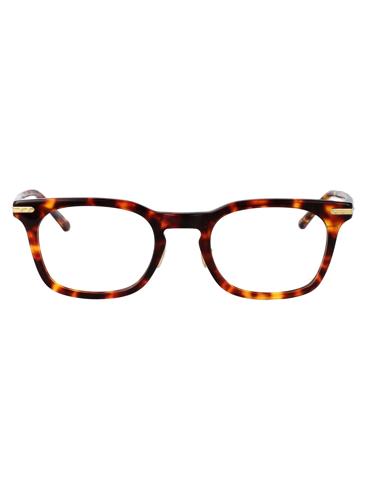Linda Farrow Darkt-Shell/Lightgold/ Acetate Glasses