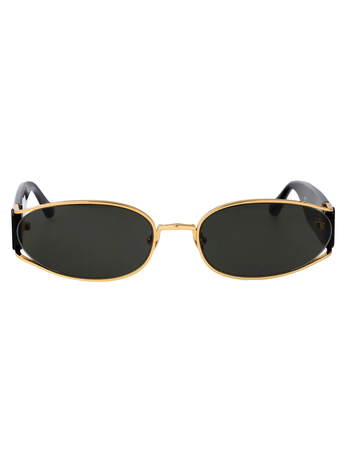 Linda Farrow Yellowgold/Black/Grey Titanium Sunglasse