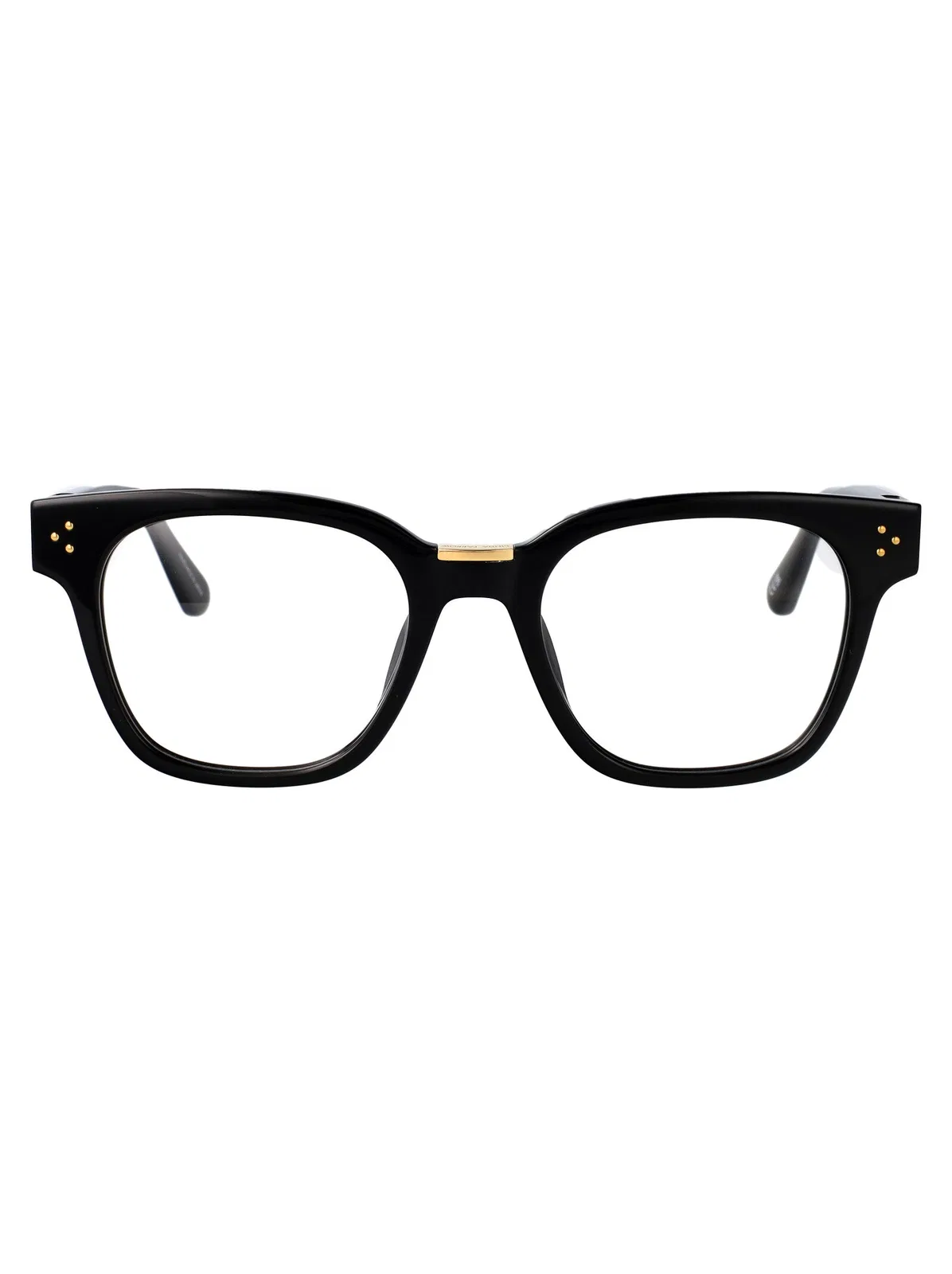 Linda Farrow Black/Yellowgold/Optical Acetate Glasses