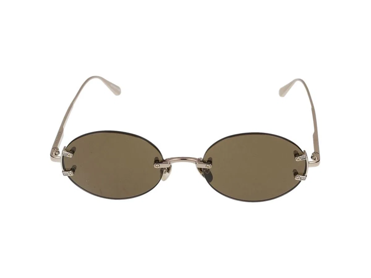 Linda Farrow Sunglasses Lfl1544 Stella C7 White Gold/