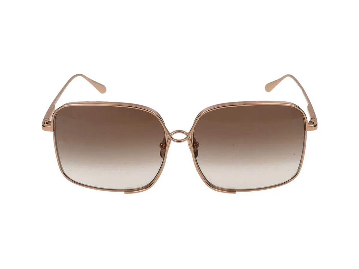 Linda Farrow Sunglasses Lfl1597 Genevieve C2 Rose Gol