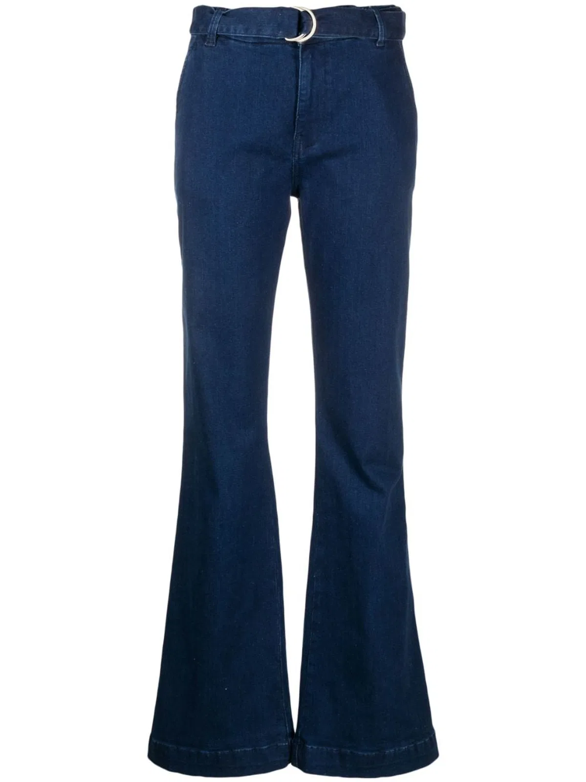Frame Le High Flare Belted Trouser