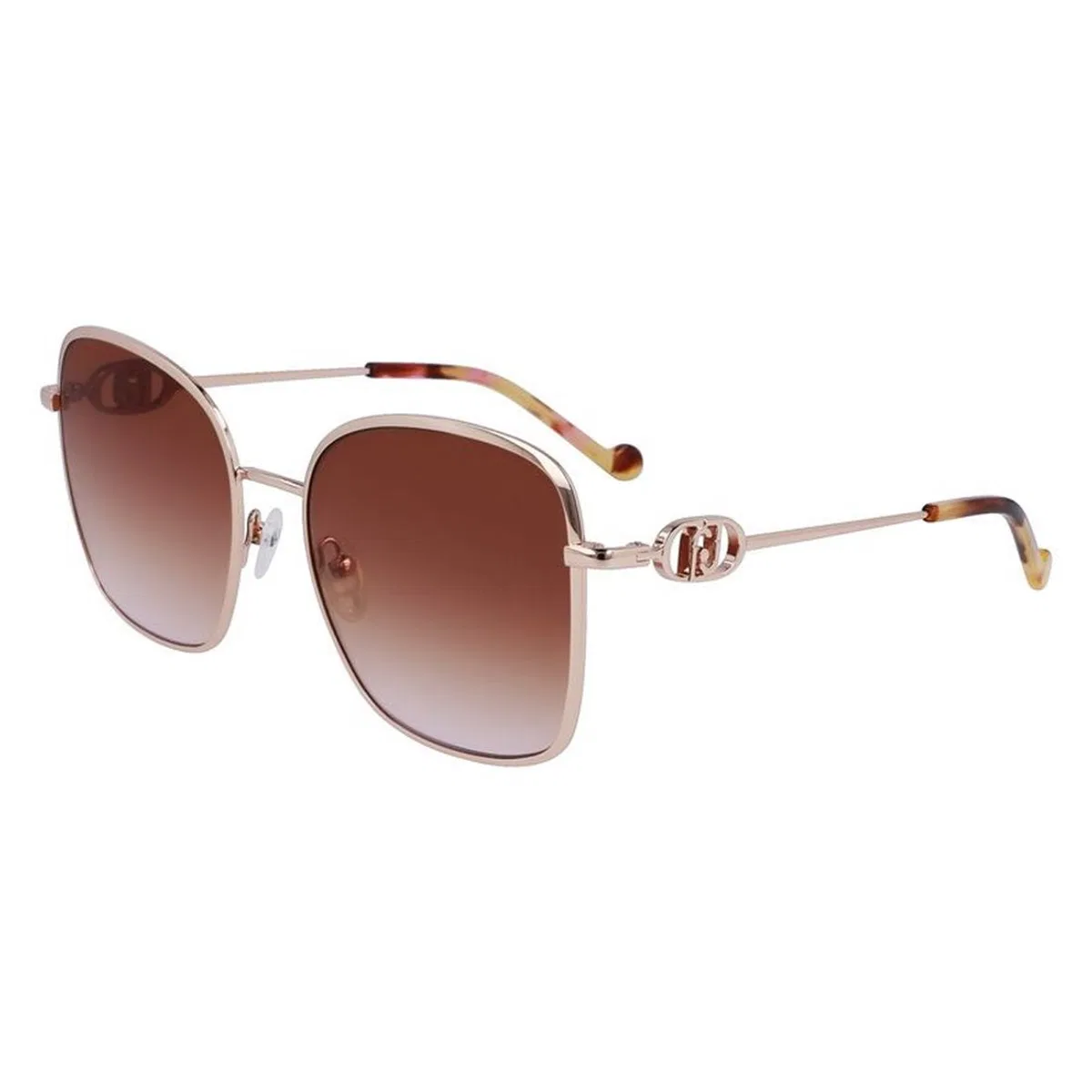 Liu Jo Rose Gold Metal Sunglasses