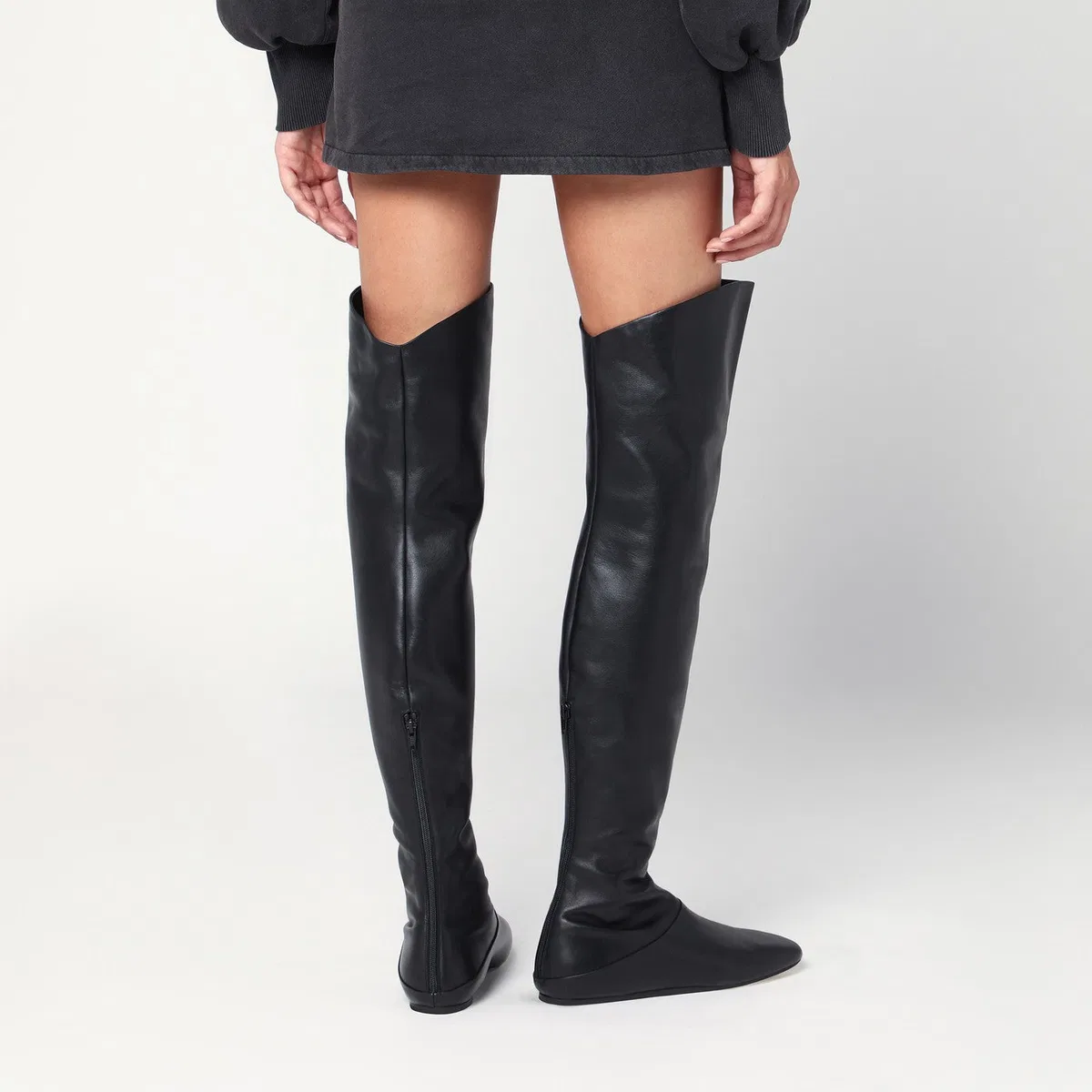 Le monde béryl Black Tall Luna Boots