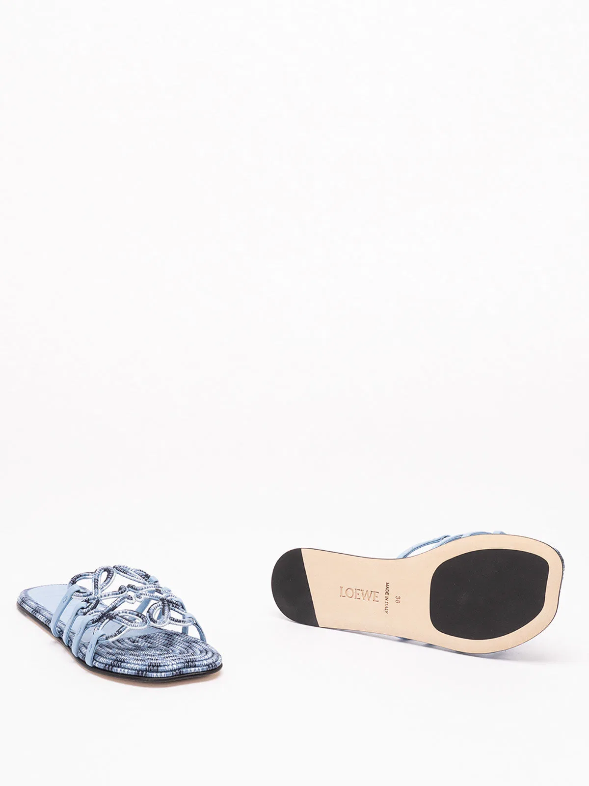 Loewe Paula`S Ibiza `Petal Anagram` Slides