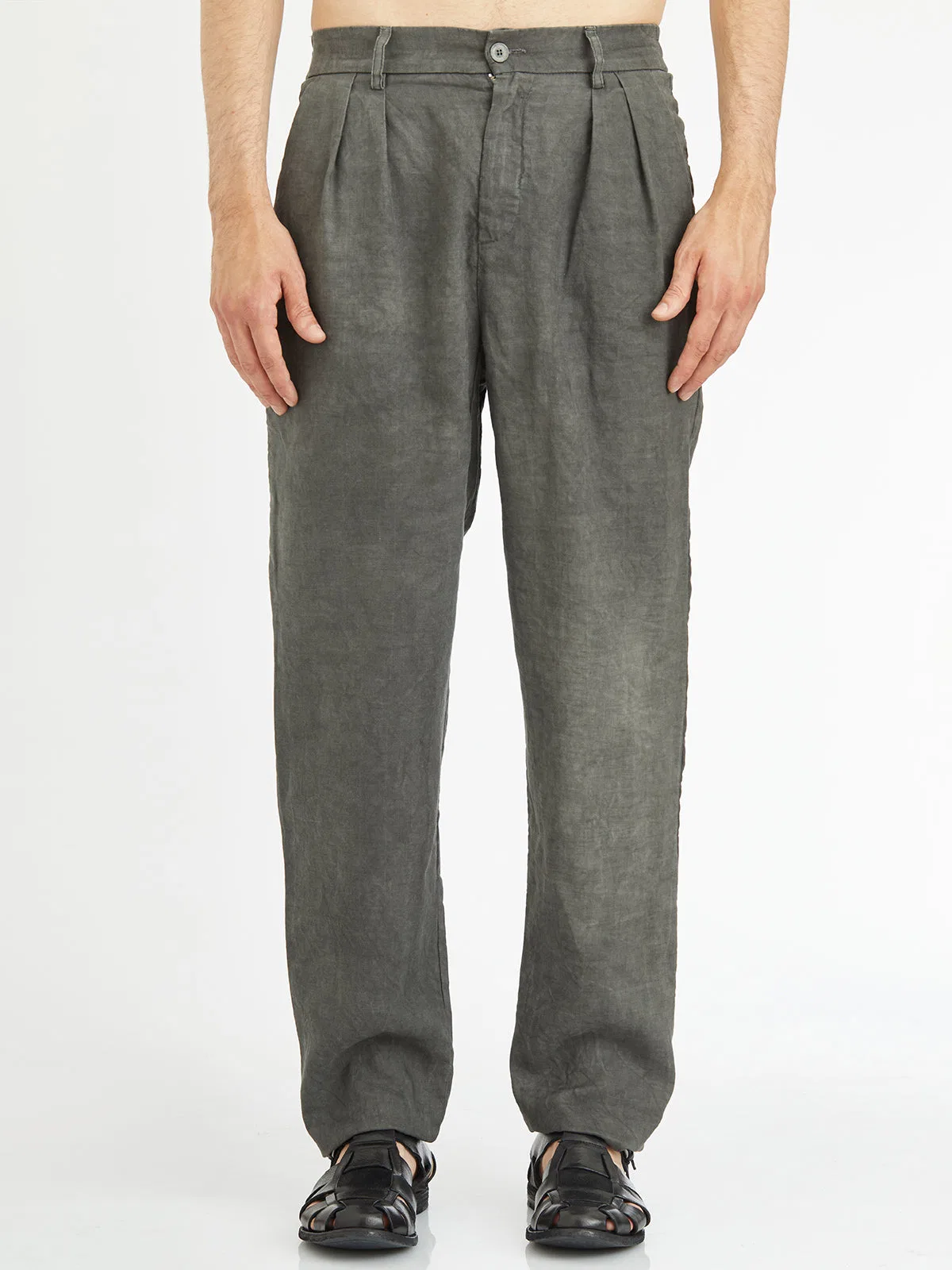 Daub Cotton And Linen Pants