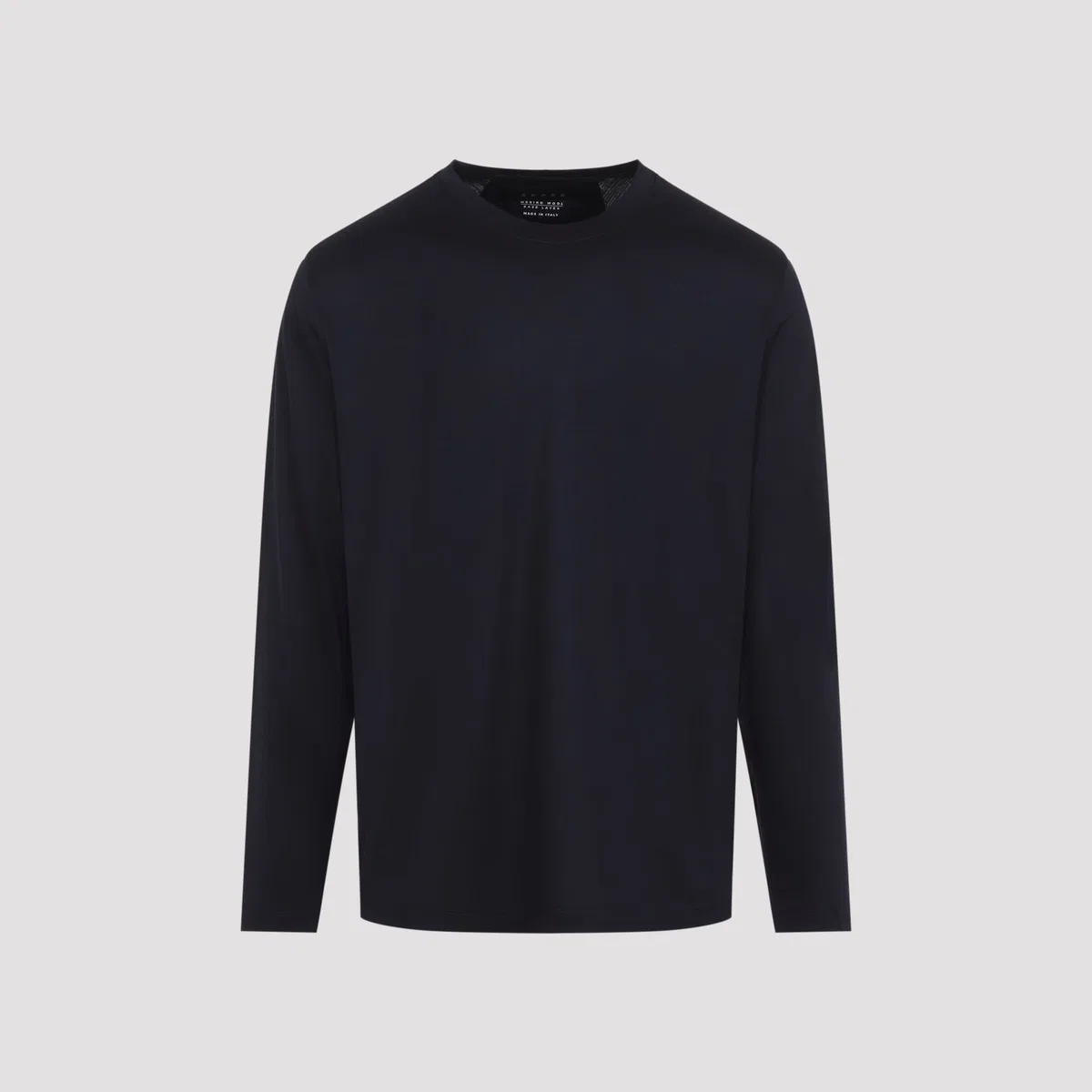 Sease Midnight Blue Wool L/S T-Shirt