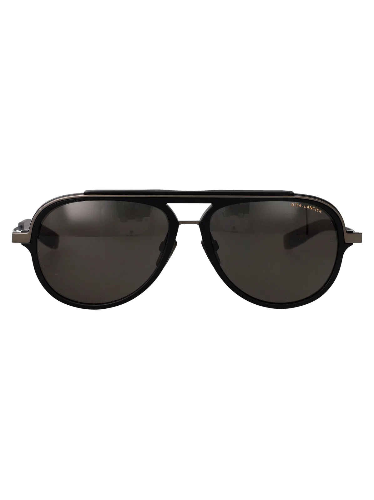 Dita Eyewear Matte Black Metal Sunglasses